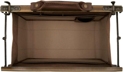 Freiherr von Maltzahn Doktortasche PARACELSUS aus Leder mit Innentaschen, Made in Germany, inkl. Led