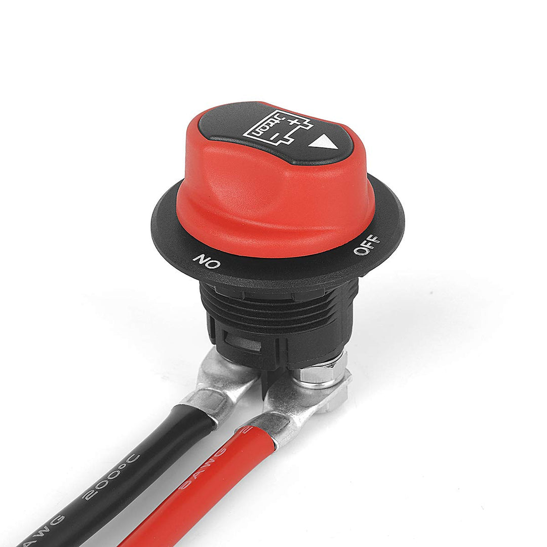 Jtron batterieschalter trennschalter motorrad an-aus batterieschalter 12v mini mit 8AWG Kabel 50CM f