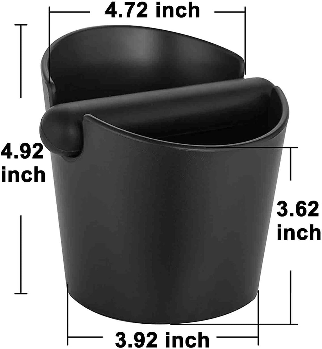Espresso-Klopfbox, 12,2 cm, Kaffeeklopfbox, Espresso-Mülleimer für Kaffeesatz mit abnehmbarer Klopfs
