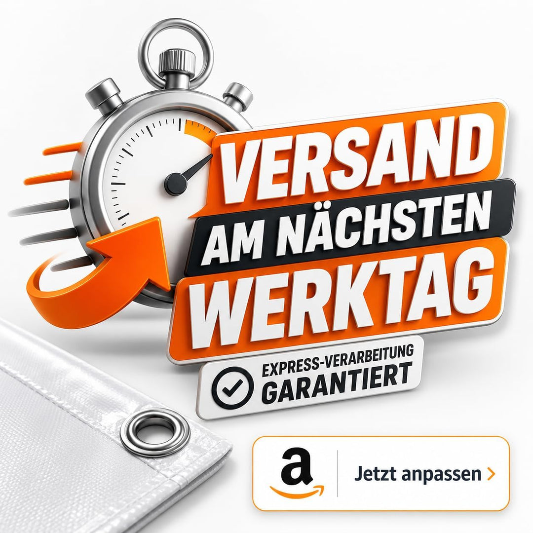 PRINT.GG Personalisierter Werbebanner - Gestalten Sie Ihr eigenes Banner mit Text, Grafik und Farben