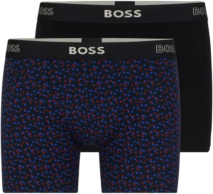 BOSS Herren Boxer Brief M Open Blue461, M Open Blue461