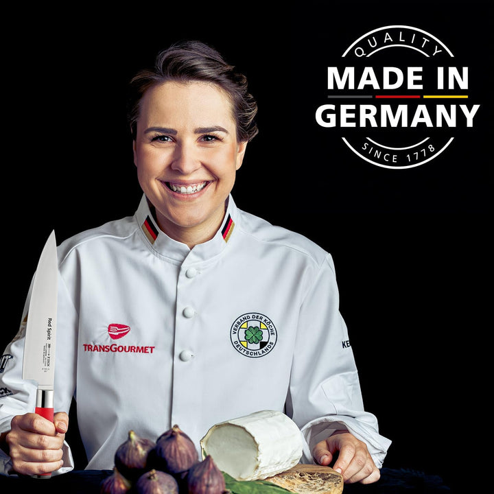 F. DICK Usuba, Red Spirit (Messer mit Klinge 18 cm, X55CrMo14 Stahl, nichtrostend, 56° HRC)