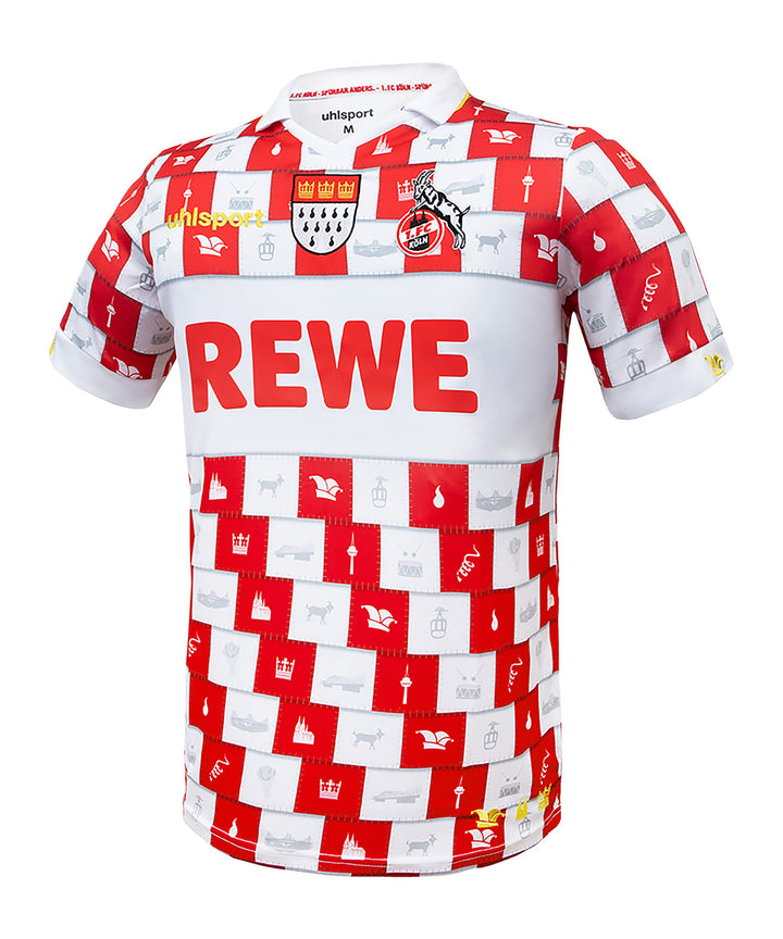 uhlsport 1. FC Köln Karnevalstrikot 2020/2021 Herren 152 Weiss, 152 Weiss