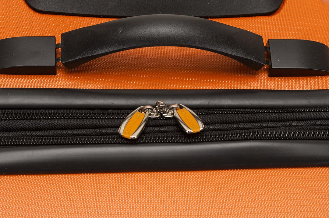 Rockland Melbourne 51 cm Erweiterbares Handgepäck aus ABS Koffer-Set, 38 Liter, Orange, Orange