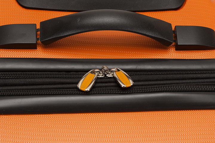 Rockland Melbourne 51 cm Erweiterbares Handgepäck aus ABS Koffer-Set, 38 Liter, Orange, Orange