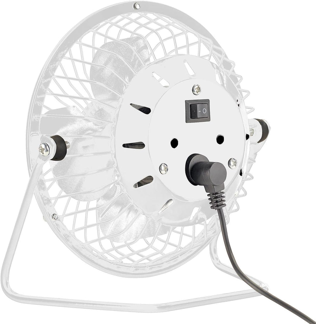 Sichler Haushaltsgeräte Ventilator Büro: 2er-Set Mini-USB-Tischventilator, Vollmetall, neigbar, 2,5