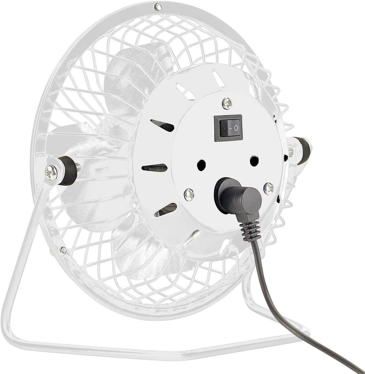 Sichler Haushaltsgeräte Ventilator Büro: 2er-Set Mini-USB-Tischventilator, Vollmetall, neigbar, 2,5
