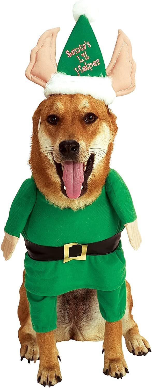 Rubie's Santa's Little Helper Elf Pet Costume, Large, L