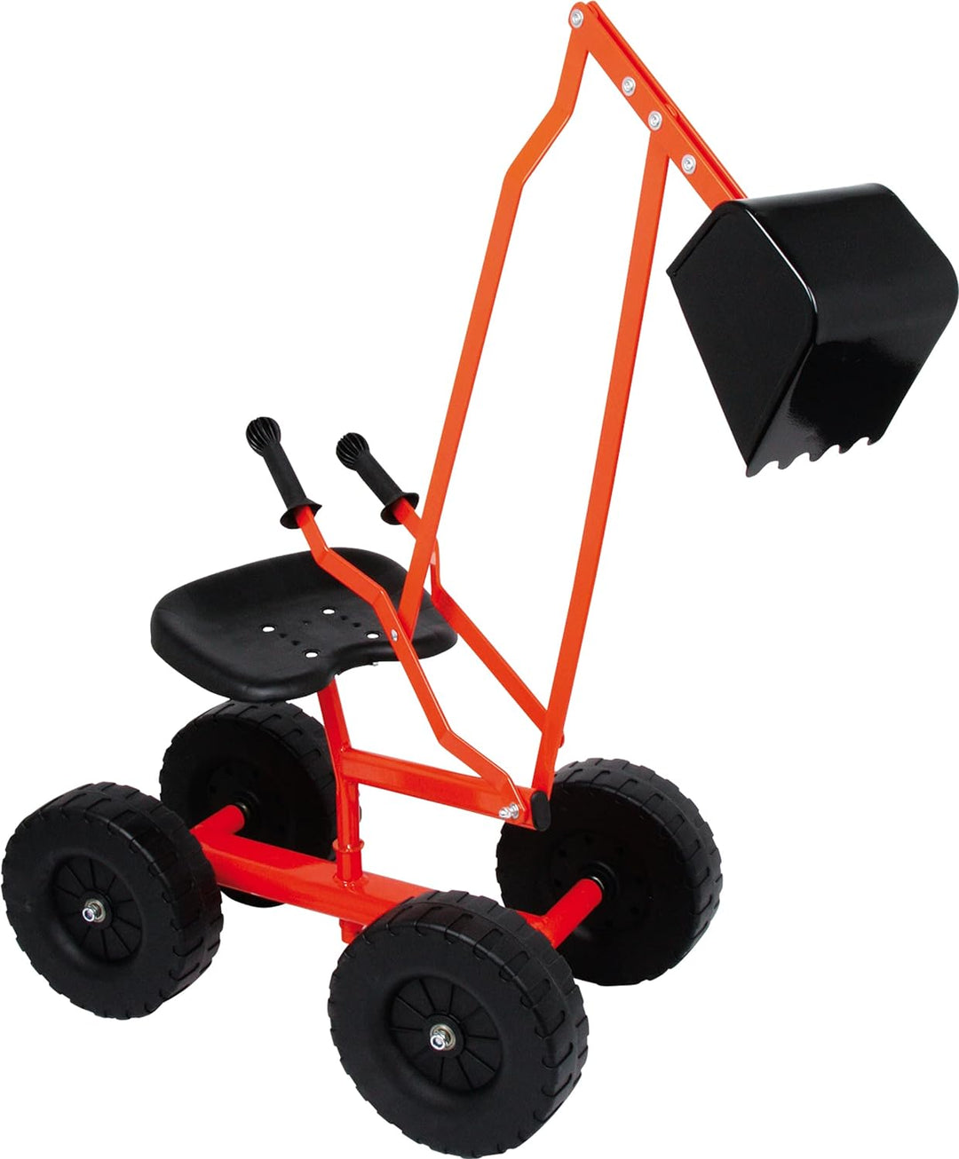 small foot Bagger mit Schaufel und Rädern für Kinder, Sandspielzeug, 360° drehbar, ab 3 Jahren,