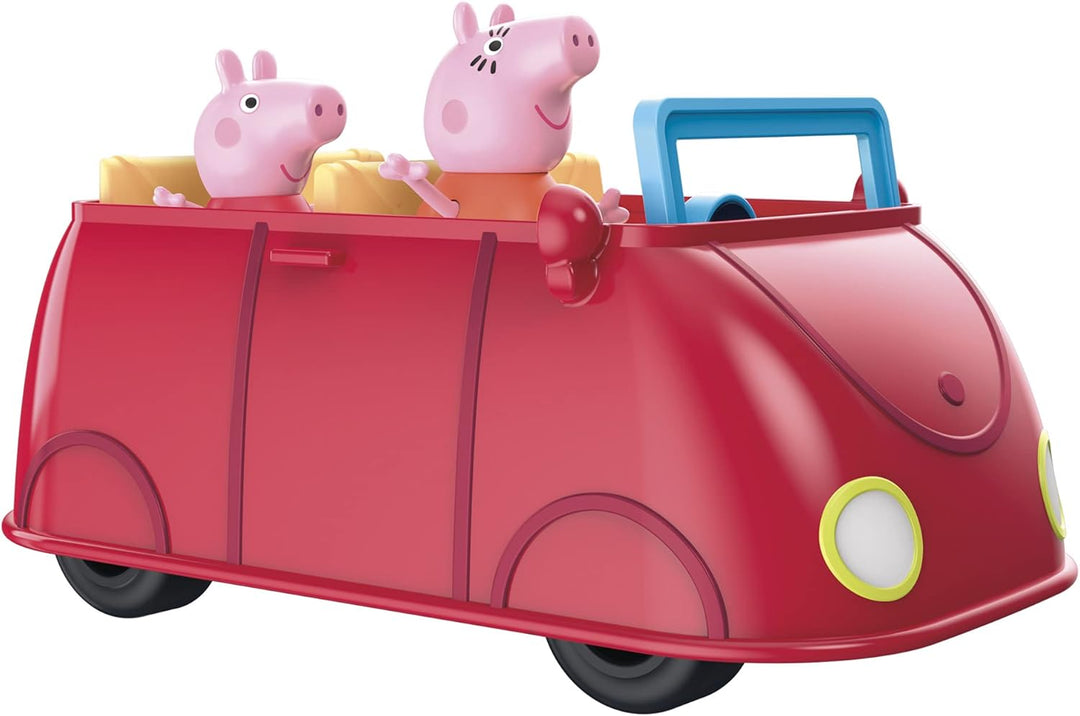 Peppa Pig Peppa's Adventures Peppa's Family Red Car Vorschulspielzeug, Sprach- und Soundeffekte, ink