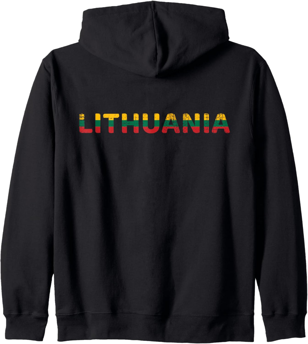 Lithuania Litauen Flagge Baltikum Vilnius Stolz Urlaub Reise Kapuzenjacke