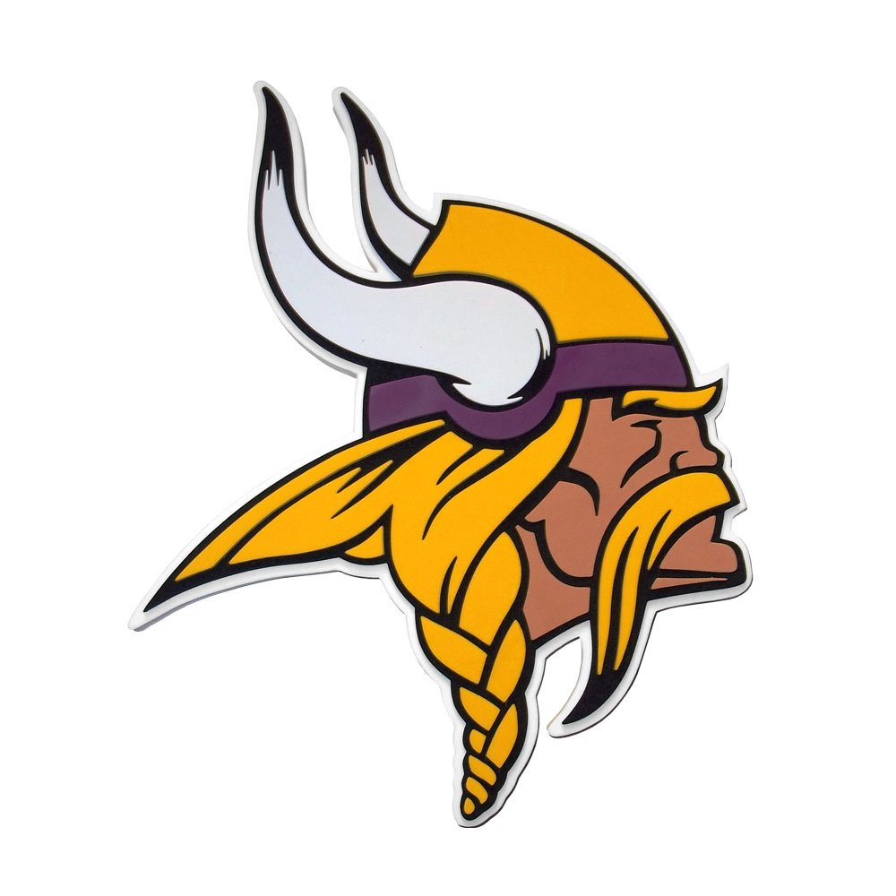 FanFave NFL Minnesota Vikings 3D Foam Wandschild