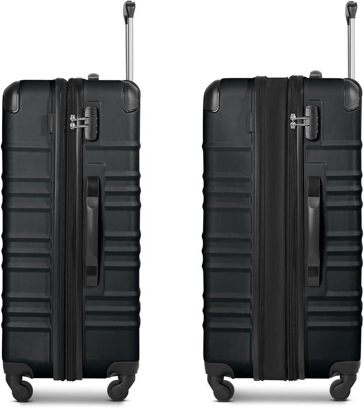 WENGER Check-in Koffer für Damen und Herren | grosser XL Trolley 51 x 30 x 75 cm aus hochwertigem, s
