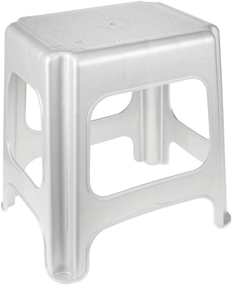 keeeper max Maxi-Hocker, Polypropylen, Silber, Silber