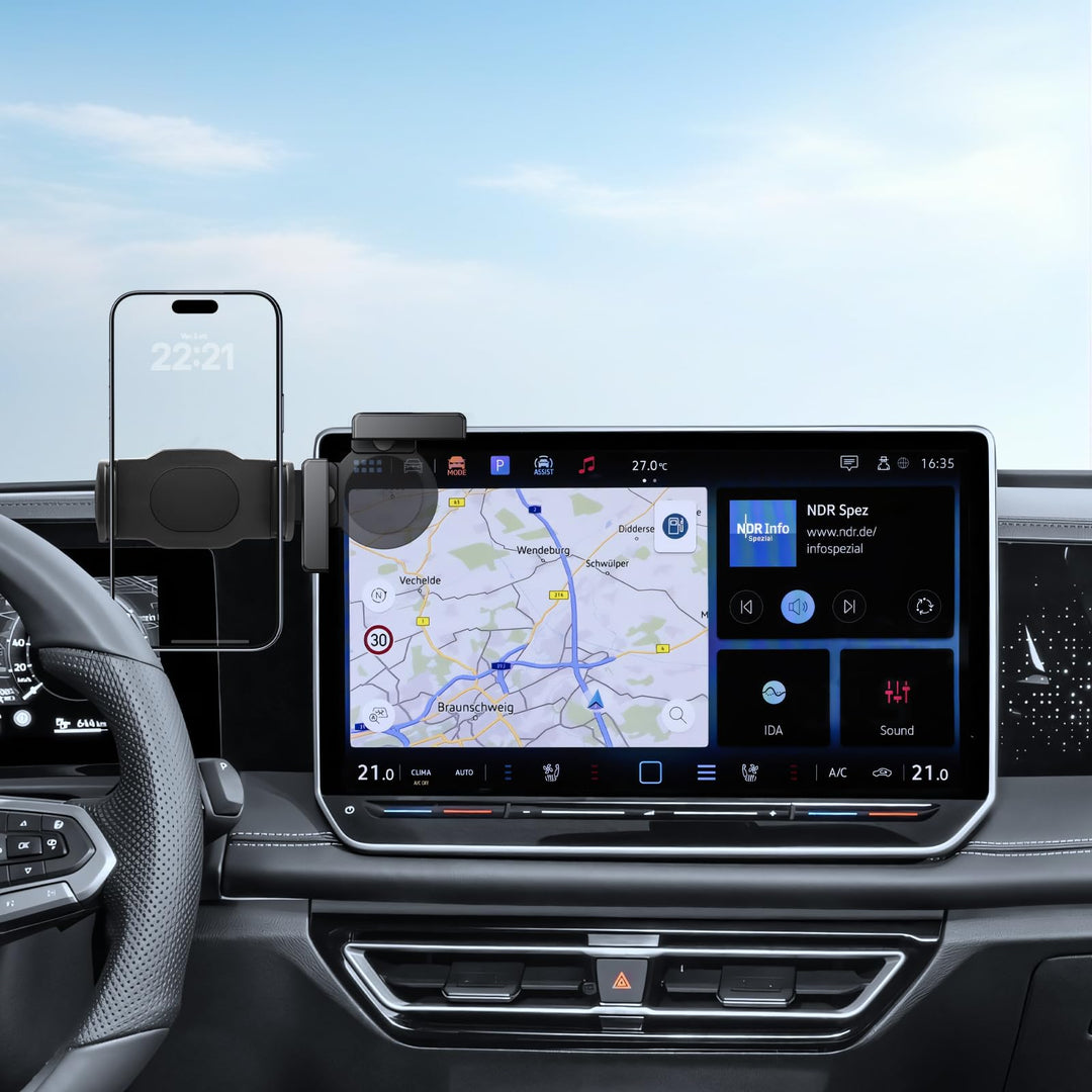 Handyhalterung für VW 12,9 Zoll Display, Golf 8.5/Tiguan 3/Passat B9, Golf/Tiguan/Passat 2024-2026 M