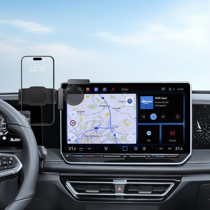 Handyhalterung für VW 12,9 Zoll Display, Golf 8.5/Tiguan 3/Passat B9, Golf/Tiguan/Passat 2024-2026 M