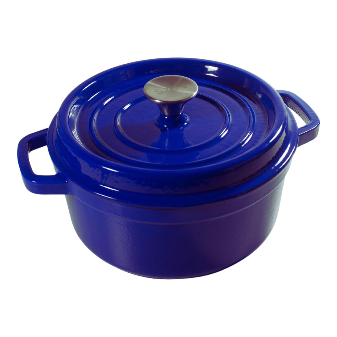 GUSSEISEN TOPF EMAILLIERT - Gusseisenpfanne – Dutch Oven - Brotbackform – Schmortopf - Bräter - mit
