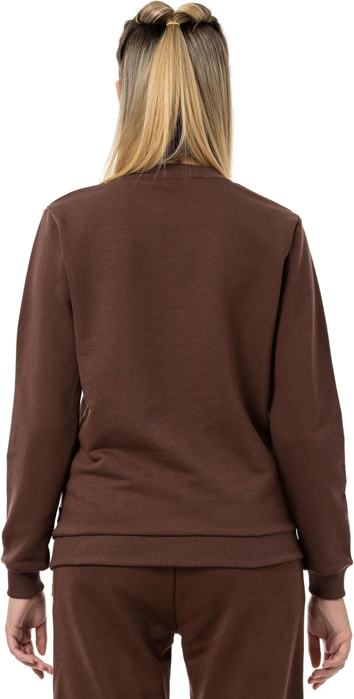 Red Bridge Damen Freizeitanzug Jogginganzug Hose Sweatshirt Premium Basic, XS Braun