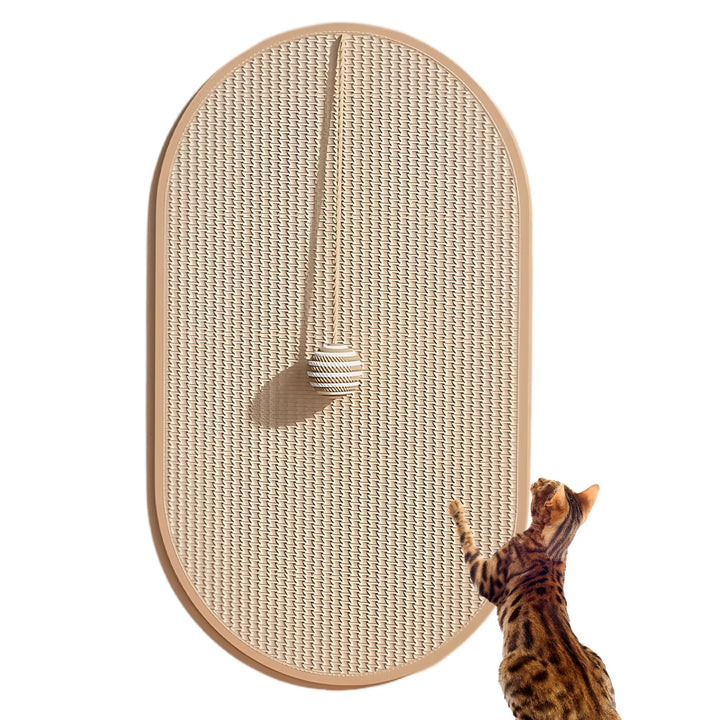 1 Stück Katzen-Kratzwand Set – Selbstklebende Kratzbrett Wand Aus Sisal, 55×33 cm Wasser­Tropfen-Des