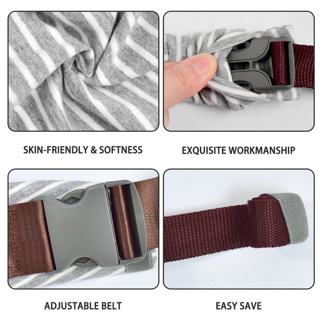 vrbabies Babytrage für Neugeborene ab Geburt Extra Weich, Bauchtrage Baby-Tragetasche Ergonomisch (S
