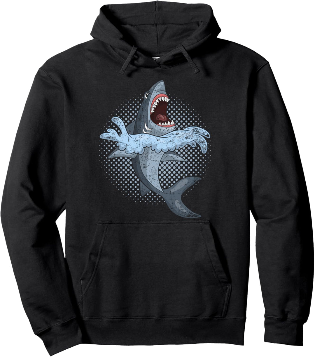 Raubtier Seeungeheuer Ozean Tier Geschenk Hai Pullover Hoodie