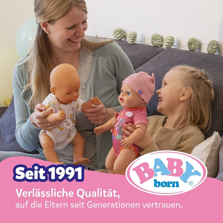 BABY Born Emma Click &amp; Play, Babypuppe mit 10 Funktionen und 8 Accessoires, für Kinder ab 3 Jahren,