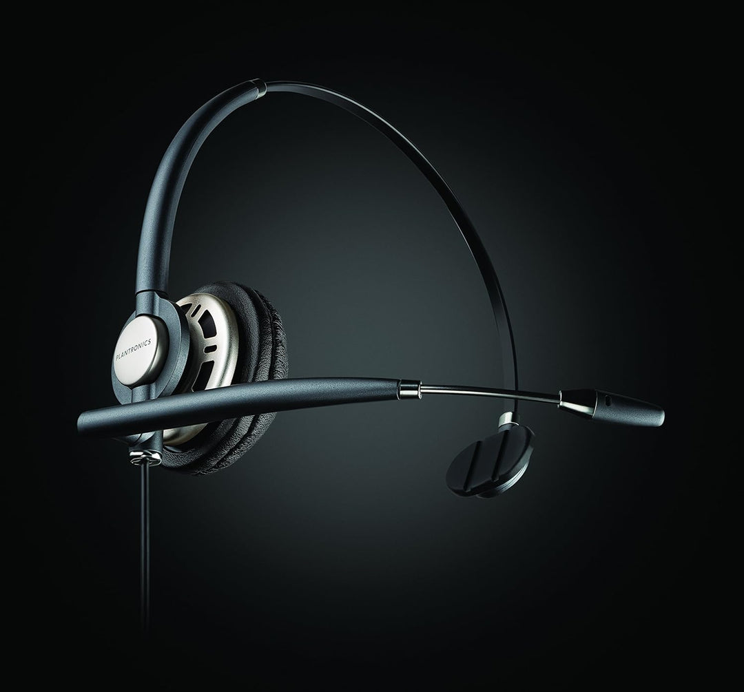 Plantronics HW710N Monaural QD Kopfhörer, Anthrazit Single, Single