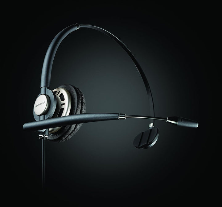 Plantronics HW710N Monaural QD Kopfhörer, Anthrazit Single, Single