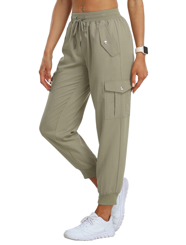 JINSHI Hosen Damen Cargohose Wanderhose Leichte Jogginghose Freizeithose Funktionshose Outdoorhose m