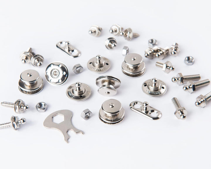 New Marine LOXX Set 10 Stück Oberteile + Blechschrauben 4,2x10 + Schlüssel