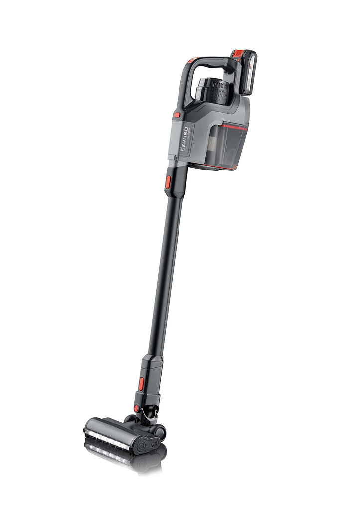 SEVERIN SEPURO Akku Stiel- und Handstaubsauger mit Einhell Power Akku und TURBO-Stufe, kabelloser St