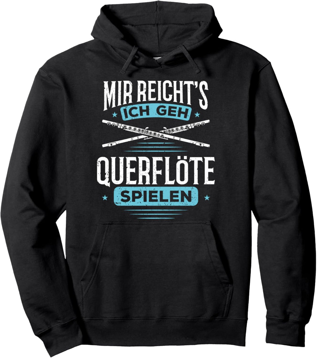 Querflöte, Querflötenspieler Orchester Design I Virtuosen Pullover Hoodie