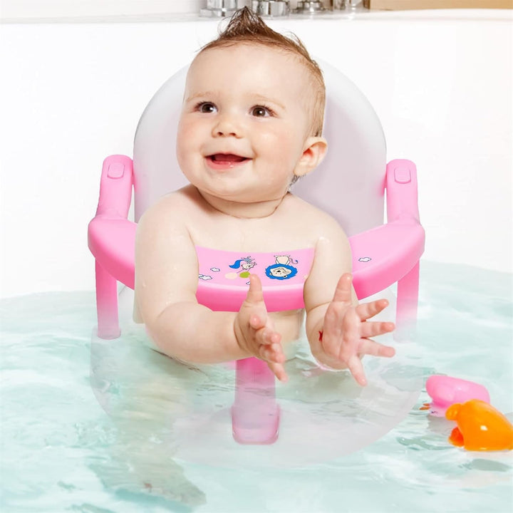 Badewannensitz Baby, Badesitz Baby, Faltbarer Rutschfester Sit-Up-Badesitz Für Babys, Badewannenstuh
