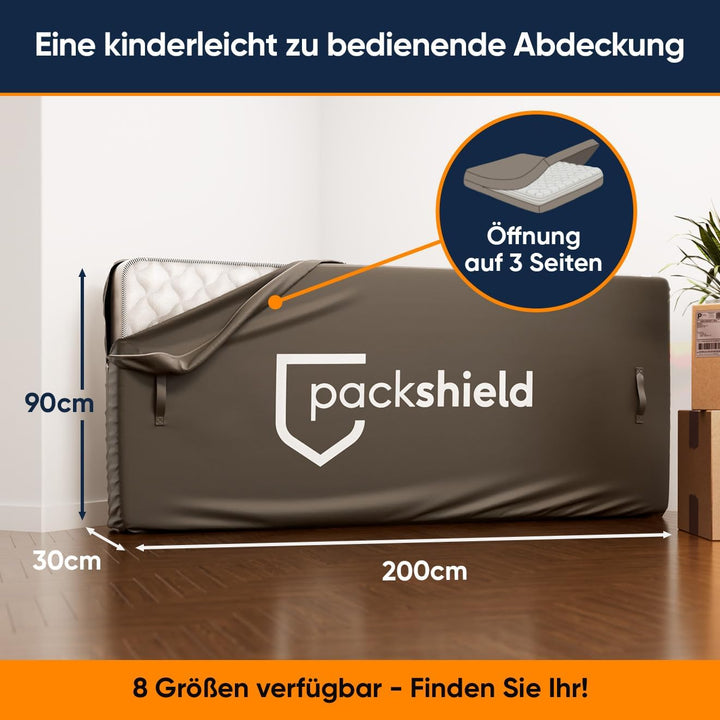 Matratzenhülle 90x200cm – Schutz für Aufbewahrung und Umzug – Dicke 30cm – wasserdichte und reissfes