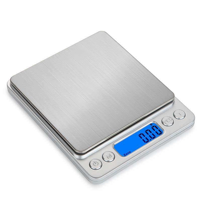 Ziyan Digitale Küchenwaage Haushaltswaage Küchen Waage Digitalwaage 2kg / 0.1 Gramm