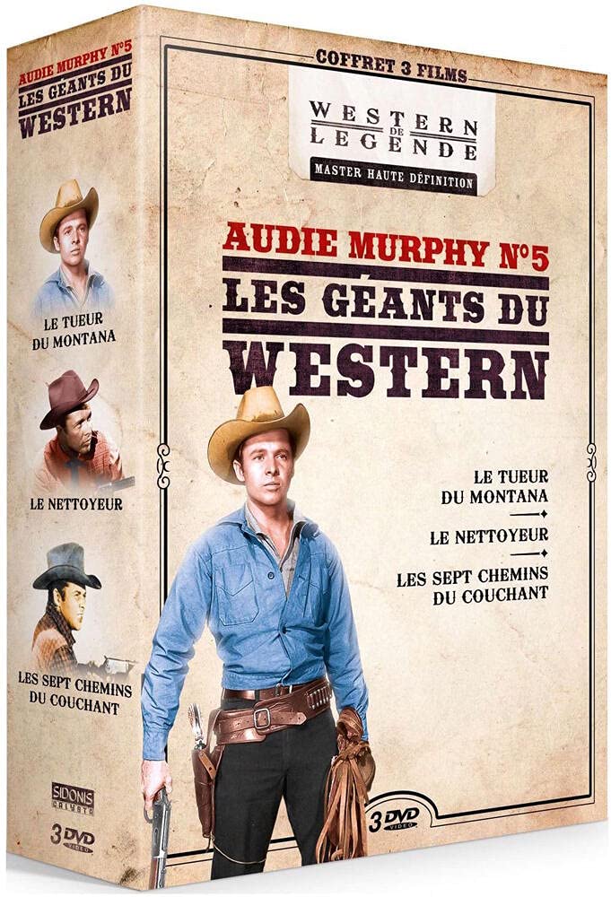 Les géants du western : audie murphy n° 5 - coffret 3 films [FR Import], DVD