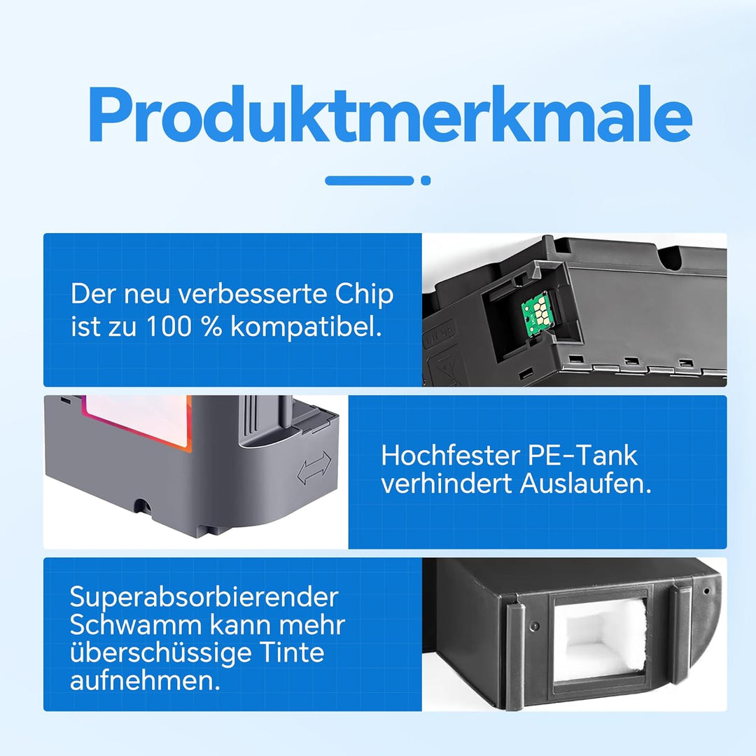T3661 Wartungsbox Kompatibel mit Expression Premium XP-6000 XP-6001 XP-6005 XP-6100 XP-6105, Express
