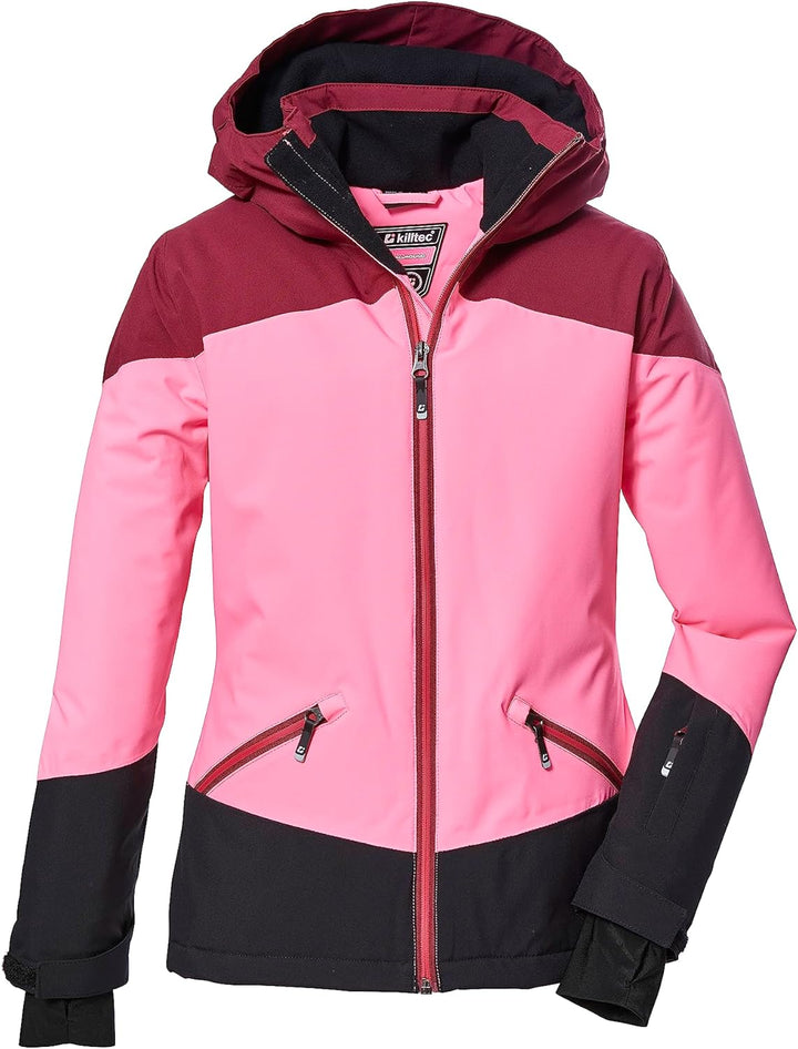 Killtec Mädchen Ksw 151 Grls Ski Jckt Skijacke wasserdicht/Funktionsjacke mit Kapuze und Schneefang