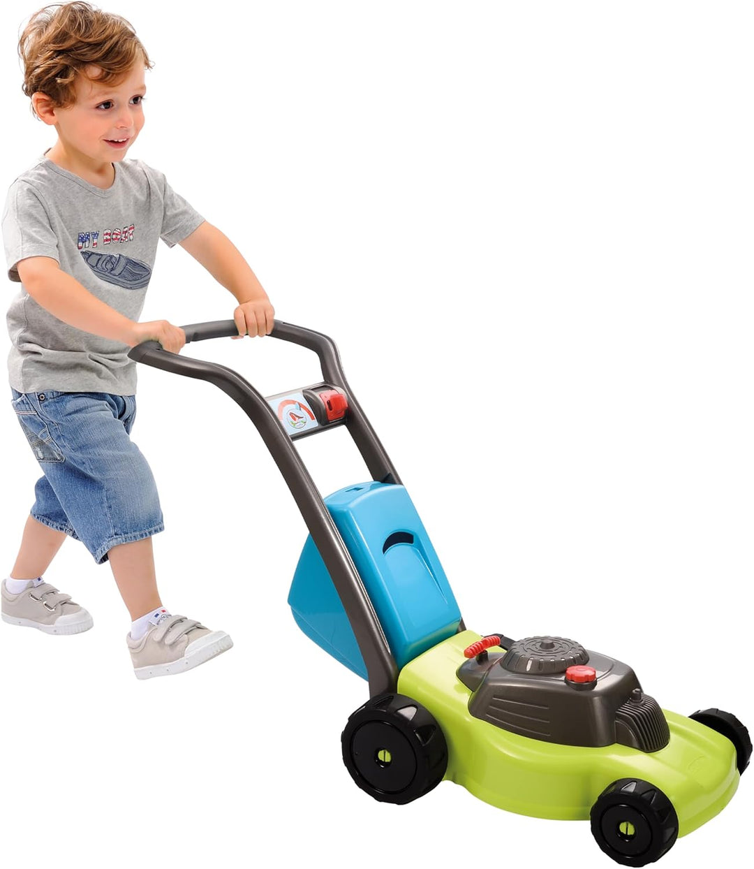 Simba Dickie Rasenmäher mit Grasfang - 7600004280 Rasenmäher Blau/gelb OneSize
