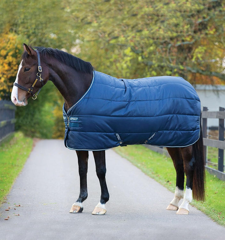 Horseware Stalldecke Amigo Insulator Heavy 350g - Navy/White