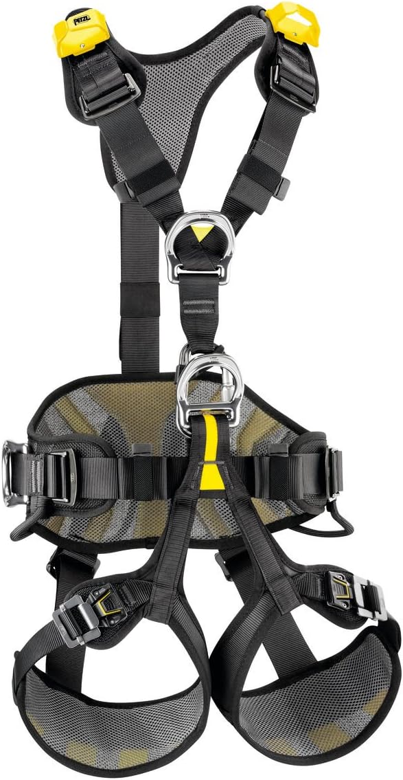 PETZL AVAO BOD 1 Klettergurte, Black/Yellow, 1