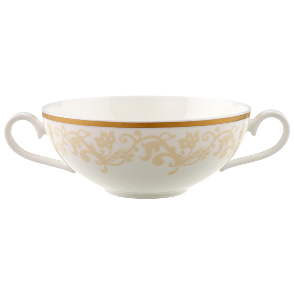 Villeroy &amp; Boch 10-4390-2510 Ivoire Suppen-Obertasse 0.40 L, Porzellan, Mehrfarbig, 44.5 x 33.2 x 4
