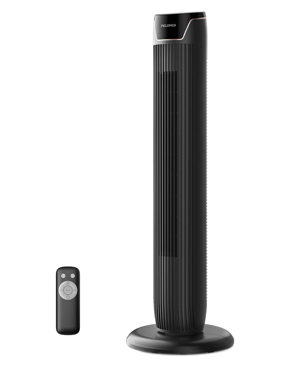 Pelonis Oszillierender Turmventilator mit Fernbedienung, Elektrischer Standing Tower Fan Bodenventil