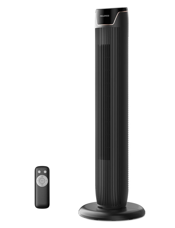 Pelonis Oszillierender Turmventilator mit Fernbedienung, Elektrischer Standing Tower Fan Bodenventil