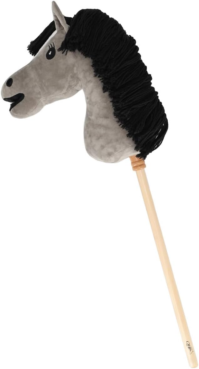 QHP Steckenpferd Hobby Horse (Grau), Grau