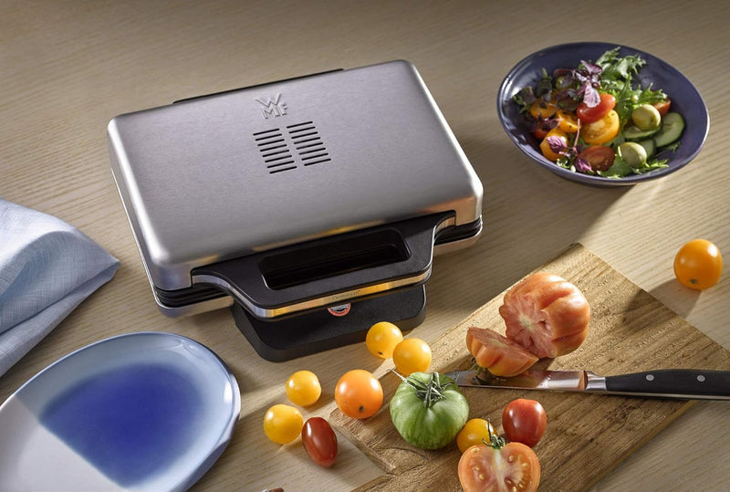 WMF Lono Sandwich Maker, Sandwichtoaster, edelstahl matt & Kult X Edition Handrührer, Quirl mit 5 Ge