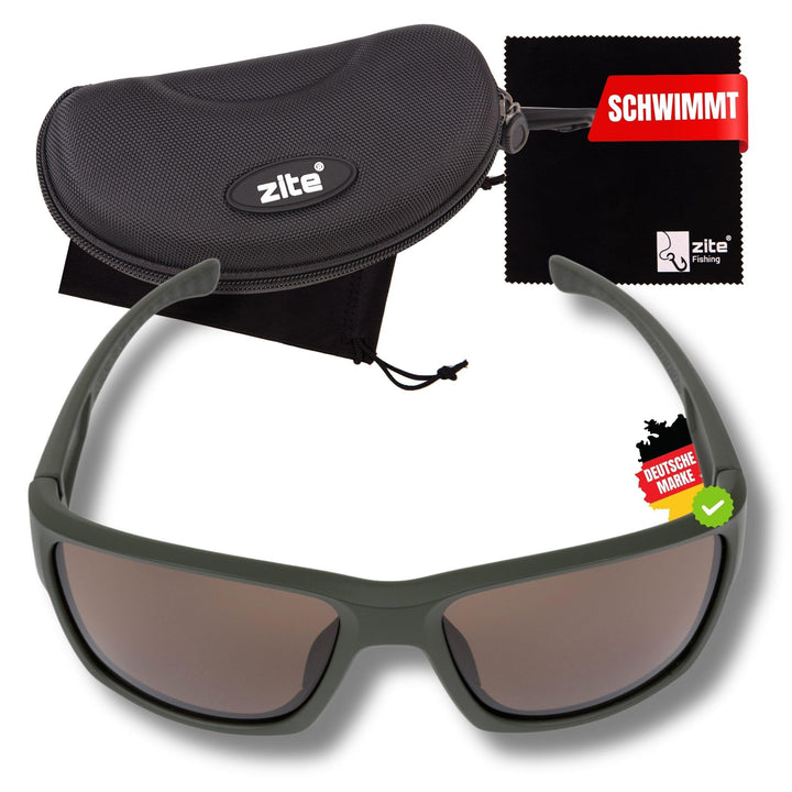 Zite Fishing Polarisationsbrille | Orus | Polbrille Angeln verspiegelt, UV400 & Schwimmfähig | Ultra