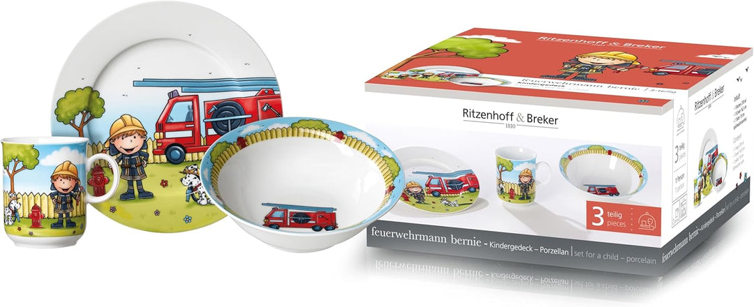 Ritzenhoff & Breker Kindergeschirr-Set Bernie, 3-teilig