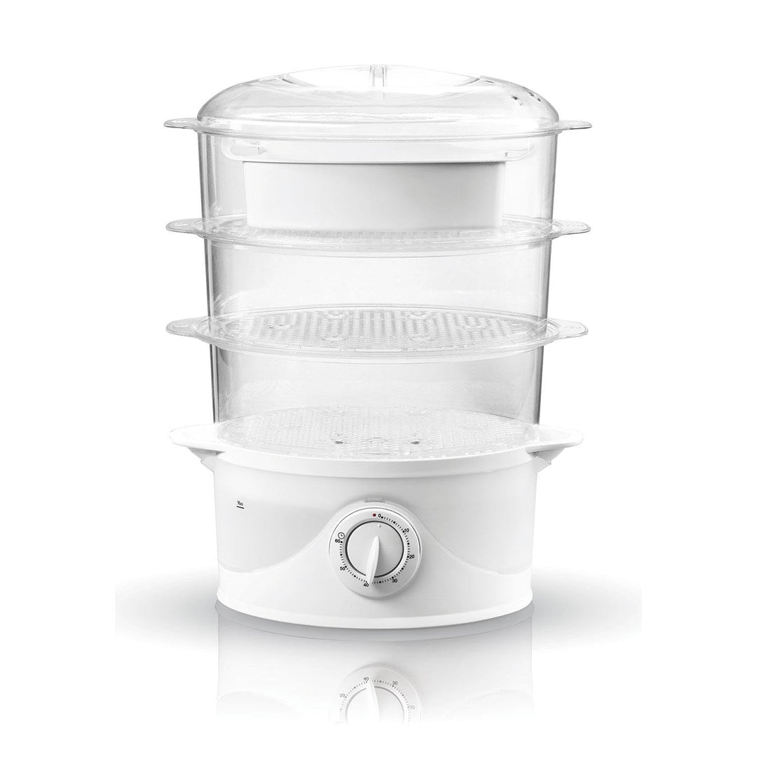 Adler AD 633 Dampfgarer, 800 W, wiess, 9 liters, Weiss