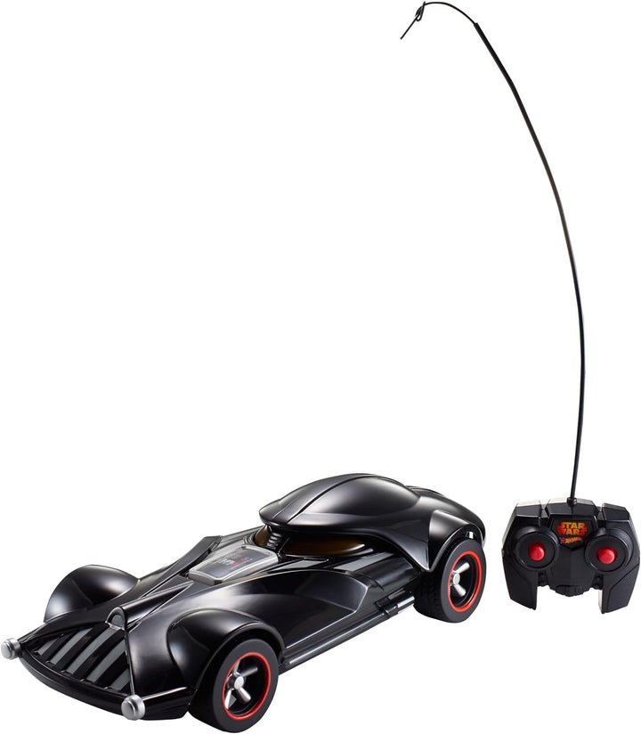 Hot Wheels FBW75 Star Wars Darth Vader RC Fahrzeug mit Lights und Sounds, Ferngesteuertes Auto mit C